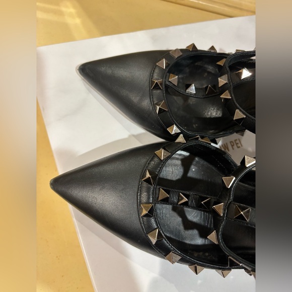 Valentino Garavani Rockstud Ankle Strap Pumps 100MM, Size: 37.5 - Picture 14 of 16